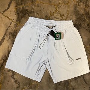 Puma Billy Walsh Reflective 3M Shorts Silver Sz XL